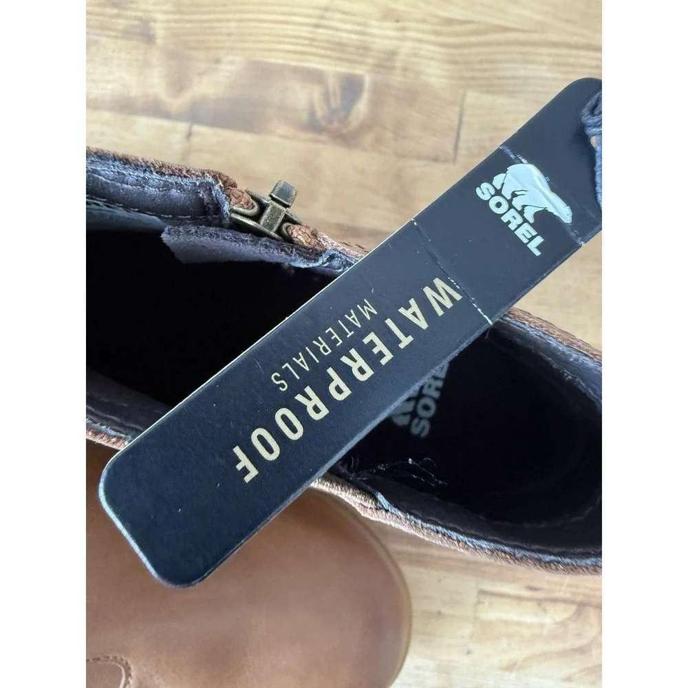 Sorel Evie™ II Zip‎ Velvet Tan/Gum SIZE 6